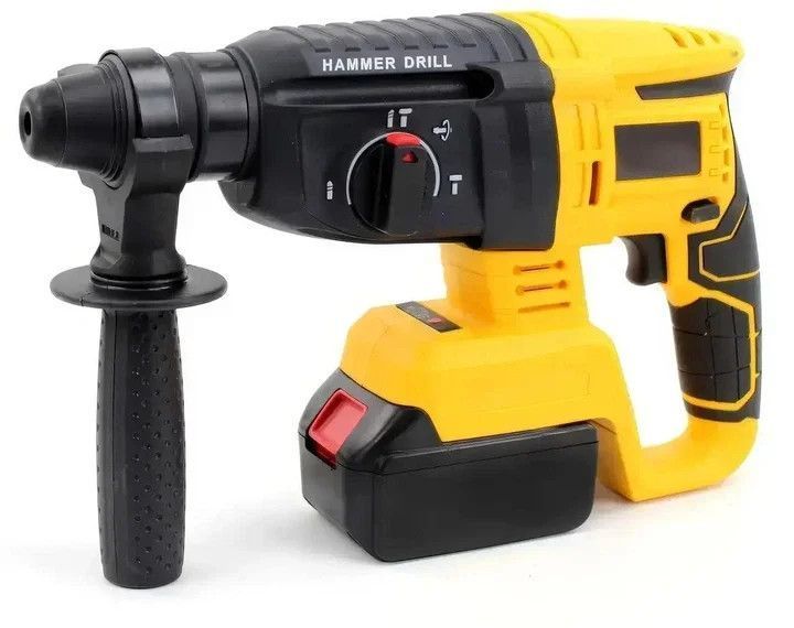 Набір акумуляторних інструментів KRAFFTEC 48V 3в1 &mdash; перфоратор, шуруповерт і болгарка 321-111118807 фото