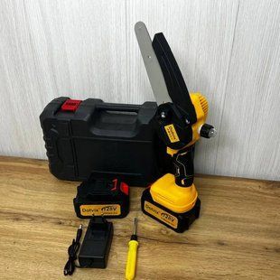 Акумуляторна ланцюгова пила 48V з 2 акумуляторами 321-111118531 фото
